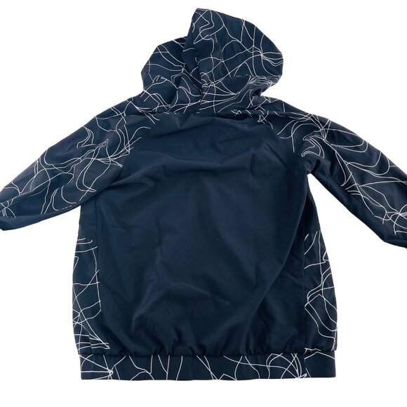 Fabletics Women's Black & White Windbreaker Jacket S Polyester - Picture 5 of 5